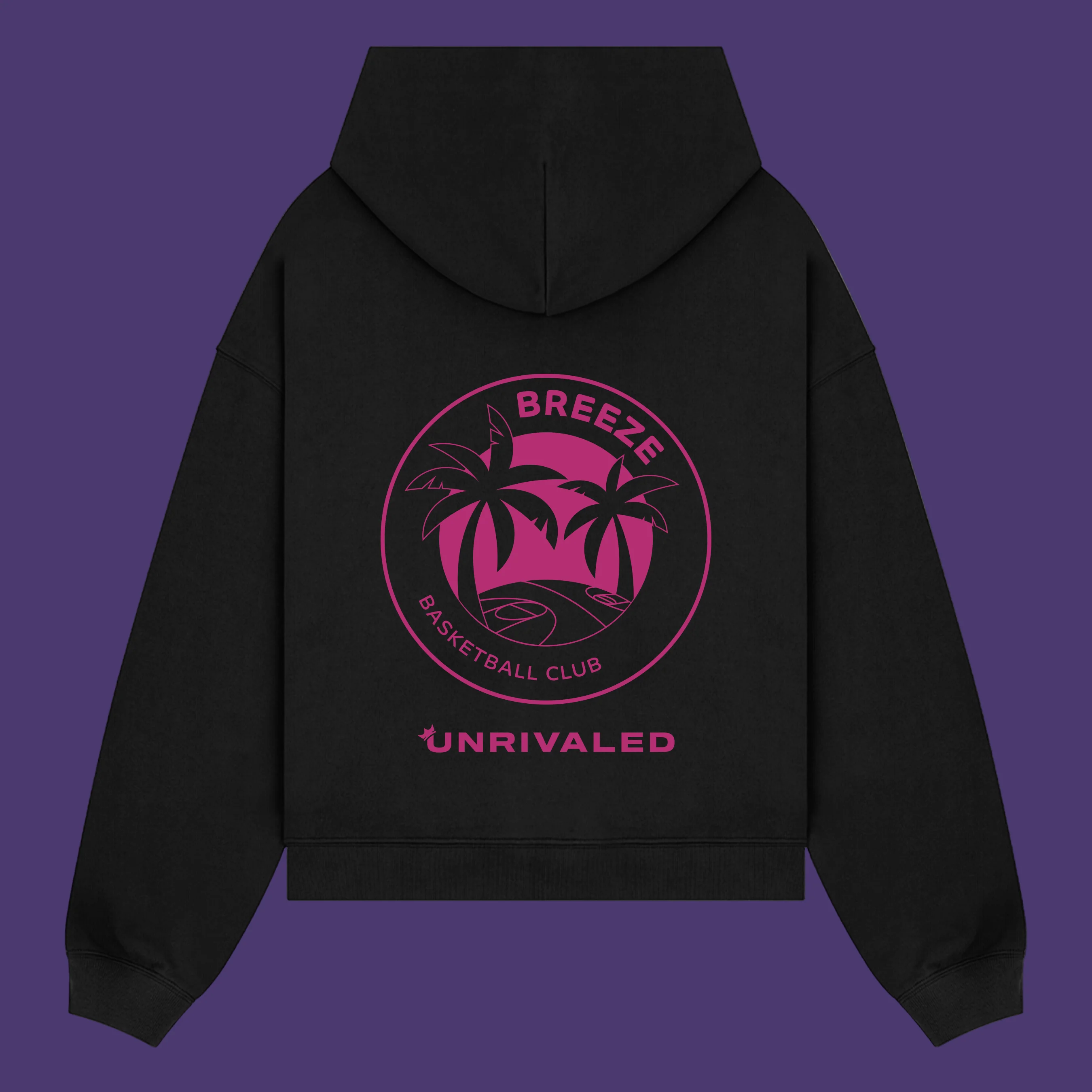 Breeze Basketball Club Logo Hoodie - Black - Image 3