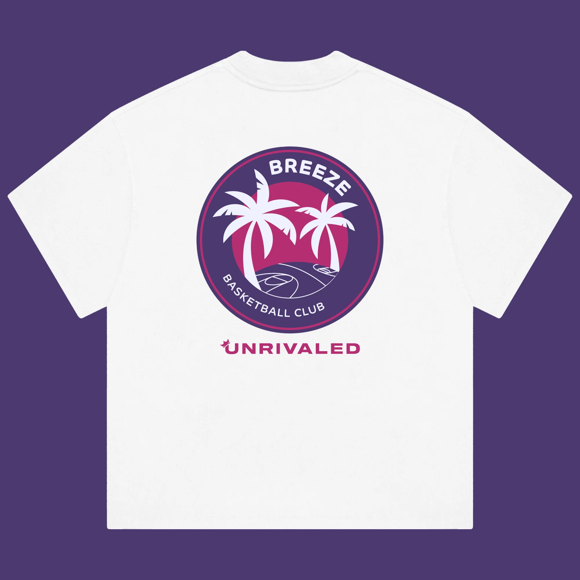 Breeze Basketball Club T-Shirt - White - Image 3