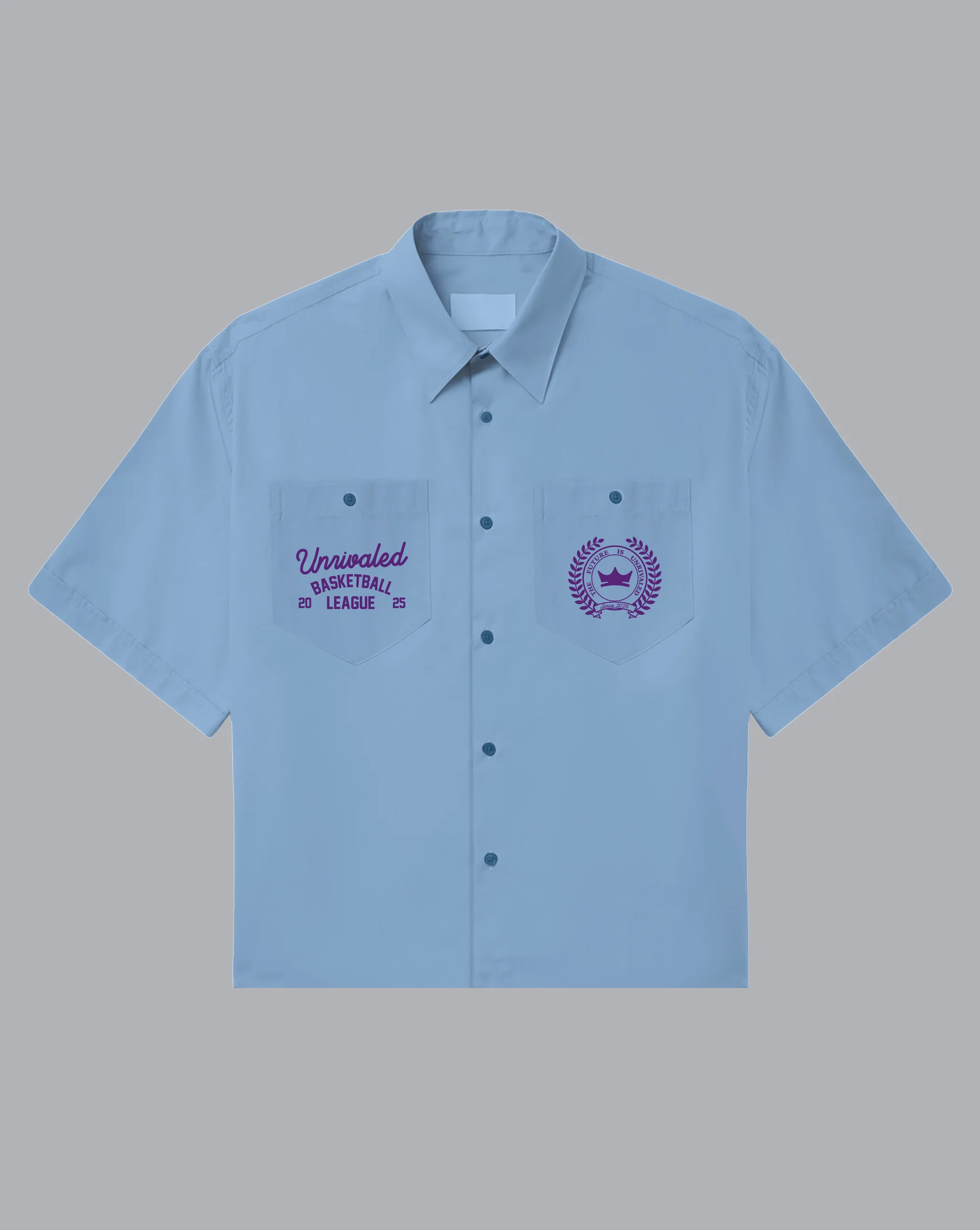 Raw-Edge Cropped Work Shirt - Image 2