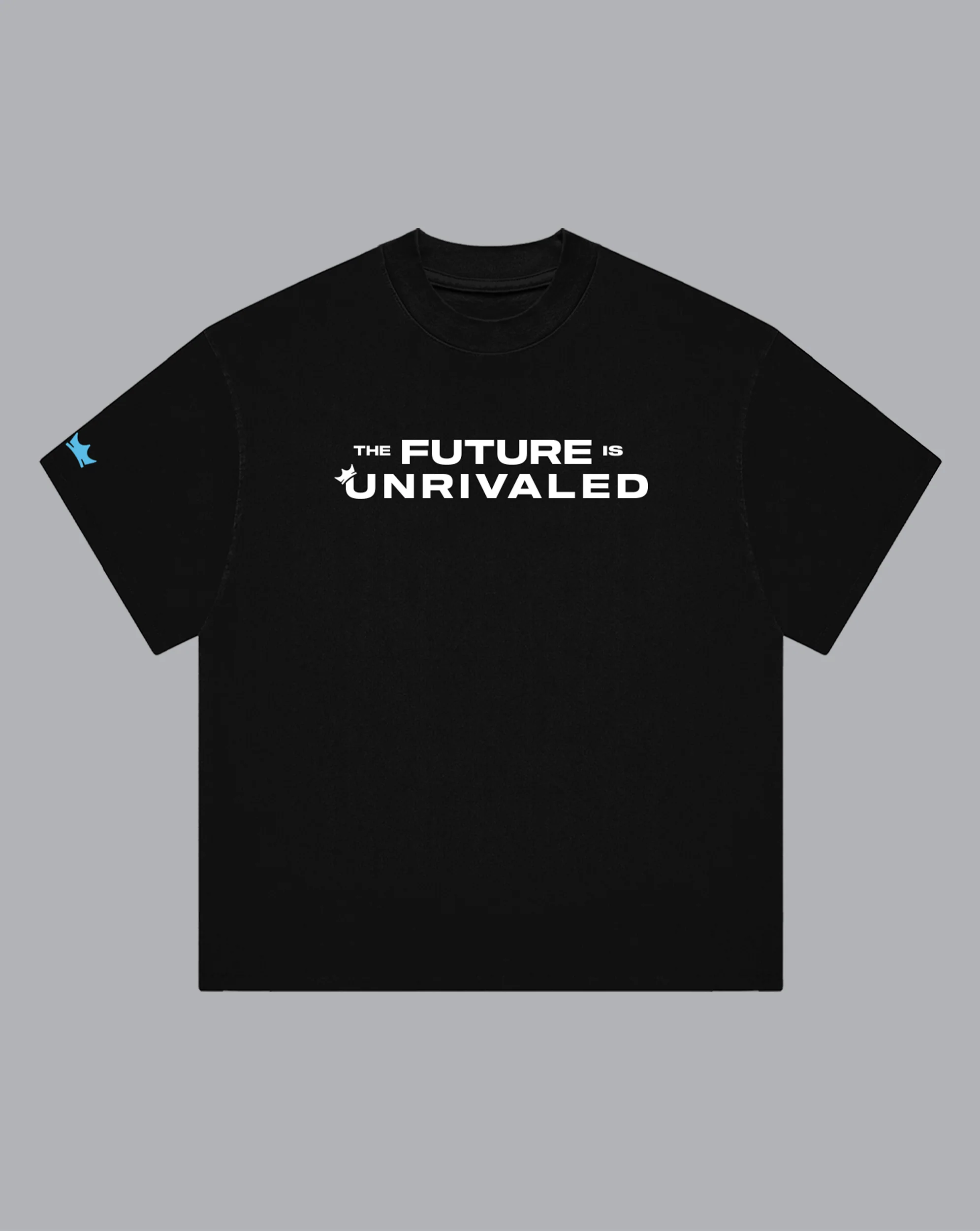 Basic Slogan Tee - Black - Image 2