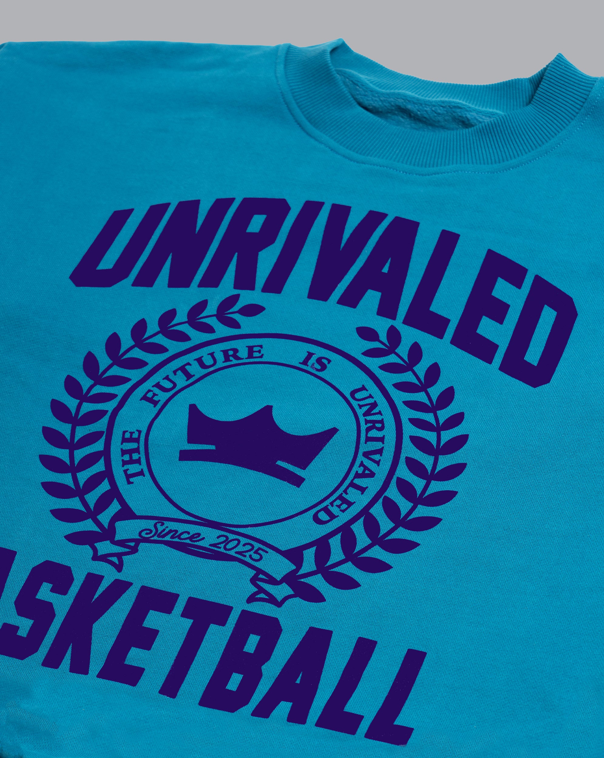 Drop Shoulder University Crewneck - Laguna - Image 3