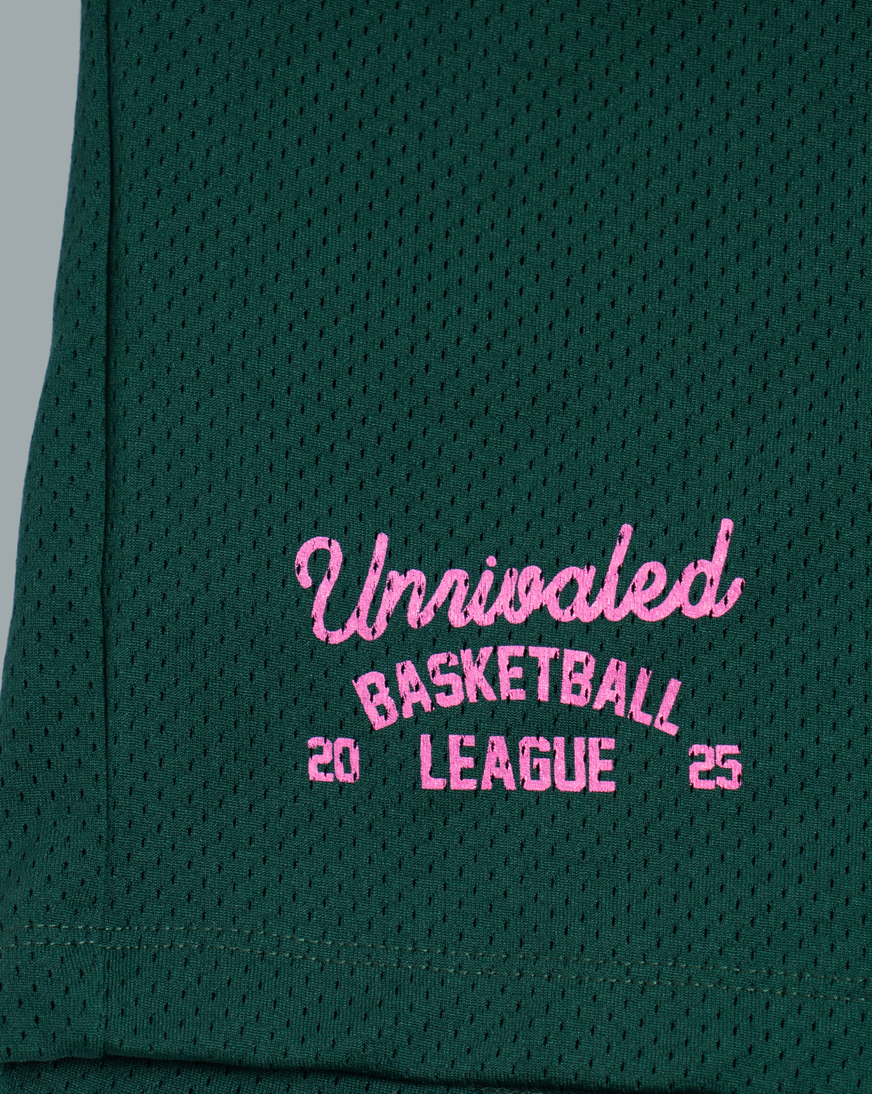 Heavyweight Mesh League Shorts - Green - Image 4