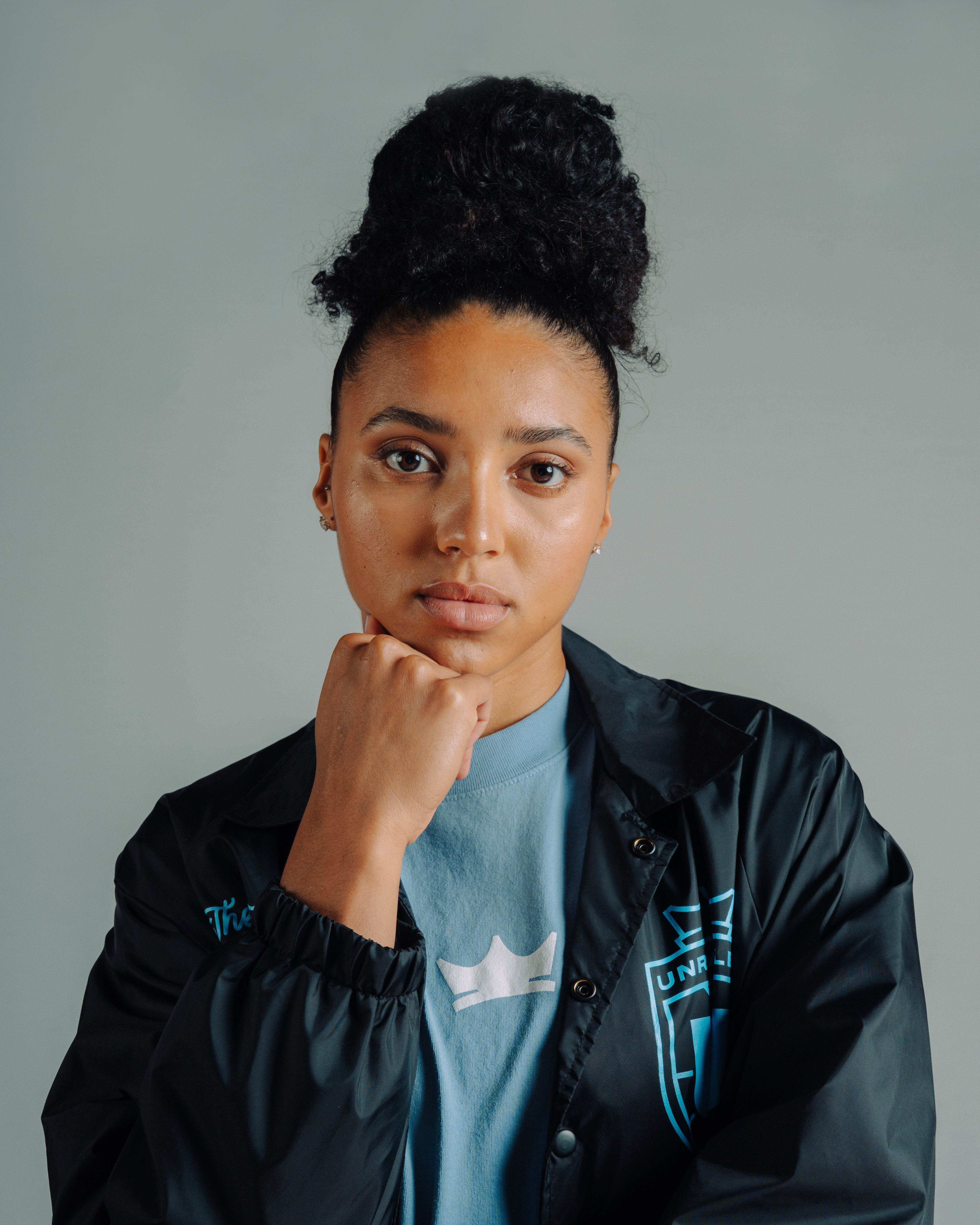 Nylon League Jacket - Black