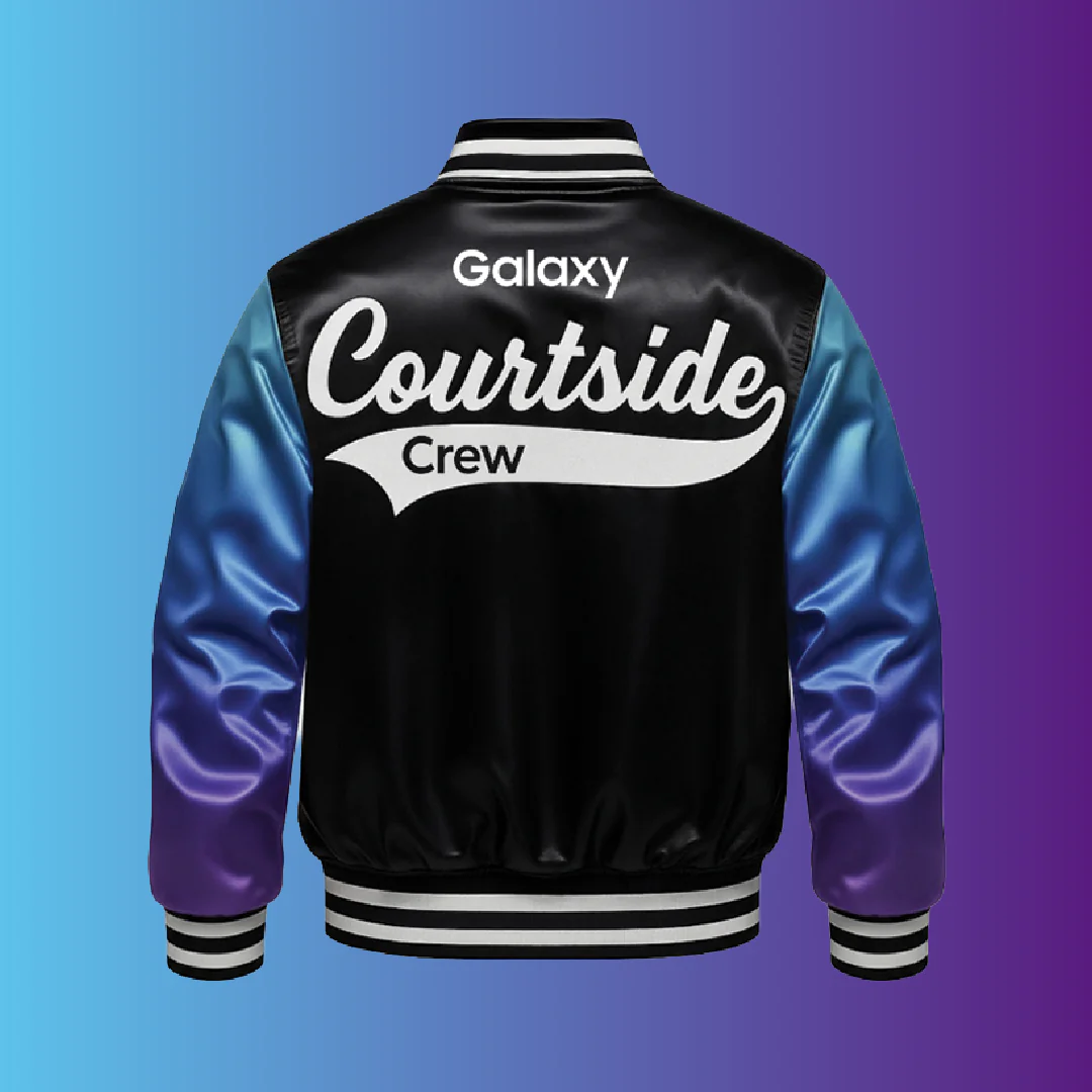 GALAXY COURTSIDE QUILTED SATIN JACKET - Image 2
