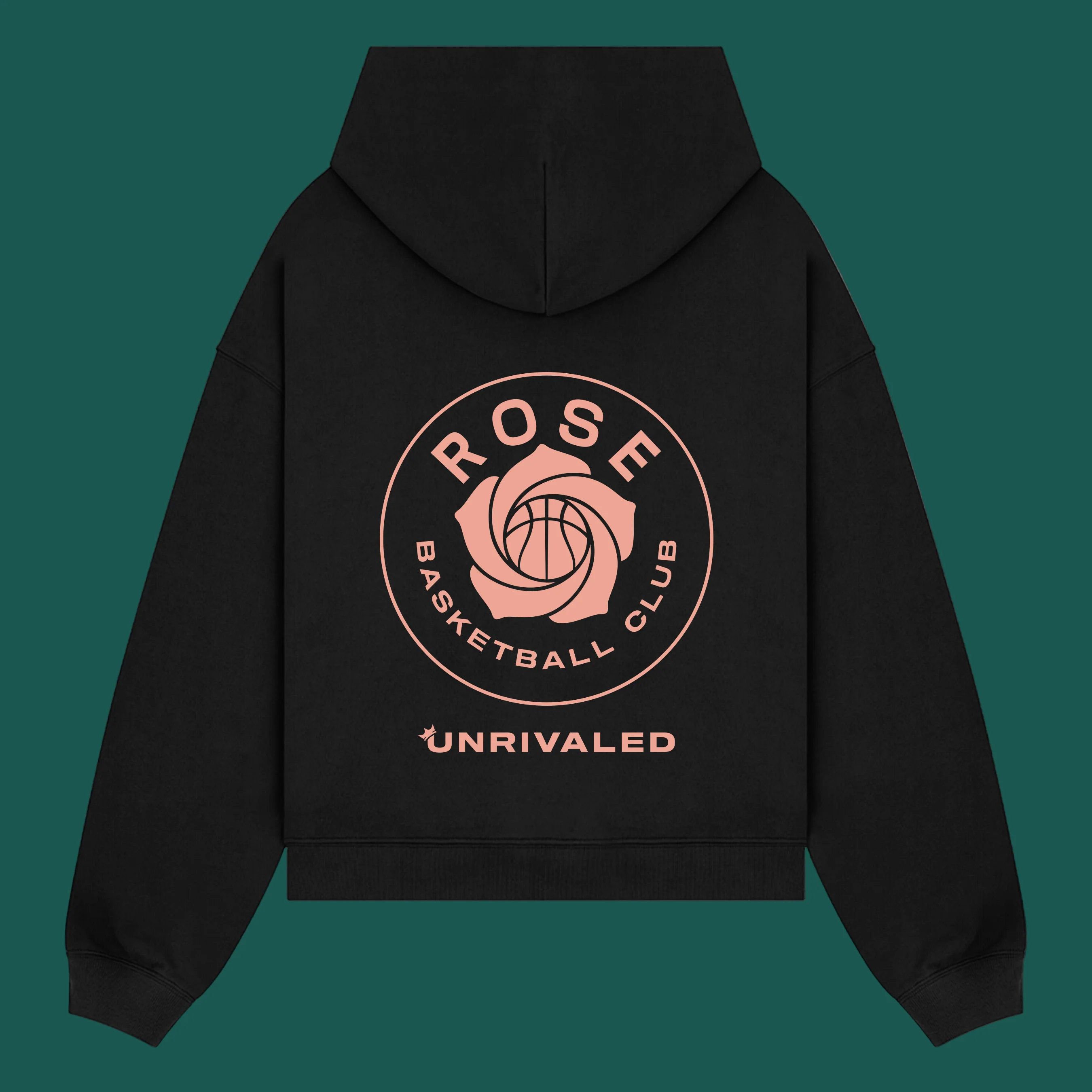Rose Basketball Club Logo Hoodie - Black - Image 3